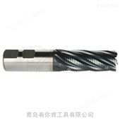 USEC3001粉末高速钢多刃短型粗加工铣刀-细螺纹