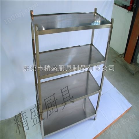 深圳JS-1800板式四层存放架  商用四层板式存架 不锈钢厨具